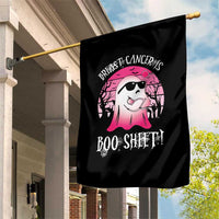 Breast Cancer Is Boo Sheet Garden Flag In October Ghost Wear Pink - Wonder Print Shop