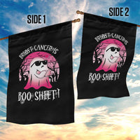 Breast Cancer Is Boo Sheet Garden Flag In October Ghost Wear Pink - Wonder Print Shop