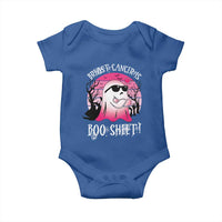 Breast Cancer Is Boo Sheet Baby Onesie In October Ghost Wear Pink - Wonder Print Shop
