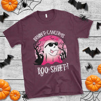 Breast Cancer Is Boo Sheet T Shirt In October Ghost Wear Pink - Wonder Print Shop