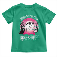 Breast Cancer Is Boo Sheet Toddler T Shirt In October Ghost Wear Pink - Wonder Print Shop