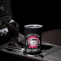 Breast Cancer Is Boo Sheet Tumbler Cup In October Ghost Wear Pink - Wonder Print Shop