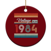 1984 Retro Birthday Ceramic Ornament Vintage 42th Birthday Gift Classic 90s Style - Wonder Print Shop