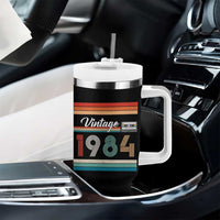 1984 Retro Birthday Tumbler With Handle Vintage 42th Birthday Gift Classic 90s Style - Wonder Print Shop