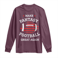Funny Make Fantasy Football Great Again Long Sleeve Shirt - Wonder Print Shop