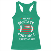 Funny Make Fantasy Football Great Again Racerback Tank Top - Wonder Print Shop