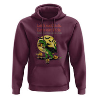 Grammar English Teacher Hoodie Funny Halloween Dinosaurs Pumpkin Punctuation Saves Lives