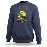 Grammar English Teacher Sweatshirt Funny Halloween Dinosaurs Pumpkin Punctuation Saves Lives