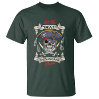 Skull Pirate Let The Pirate Shenanigans Begin T Shirt Halloween Crossbones Freebooter