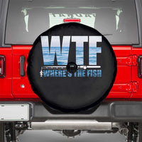 WTF Where's The Fish Spare Tire Cover Funny Fishing Gifts Fathers Day - Wonder Print Shop
