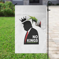 Funny Christmas No Kings in America Garden Flag - undefined