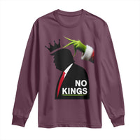Funny Christmas No Kings in America Long Sleeve Shirt - Wonder Print Shop