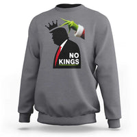 Funny Christmas No Kings in America Sweatshirt - Wonder Print Shop