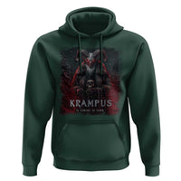 Krampus Is Coming To Town Hoodie Gothic Dark Xmas Gift Horror Holiday - Wonder Print Shop