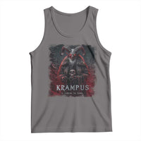Krampus Is Coming To Town Tank Top Gothic Dark Xmas Gift Horror Holiday - Wonder Print Shop