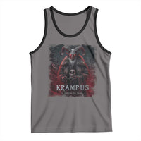 Krampus Is Coming To Town Tank Top Gothic Dark Xmas Gift Horror Holiday - Wonder Print Shop