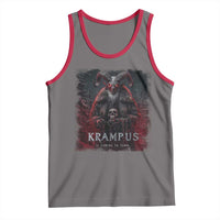 Krampus Is Coming To Town Tank Top Gothic Dark Xmas Gift Horror Holiday - Wonder Print Shop