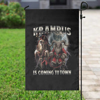Krampus Is Coming To Town Garden Flag Vintage Gothic Dark Xmas Gift Horror Holiday - Wonder Print Shop