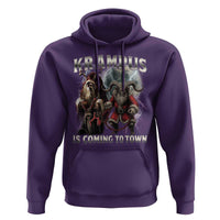 Krampus Is Coming To Town Hoodie Vintage Gothic Dark Xmas Gift Horror Holiday - Wonder Print Shop