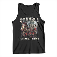 Krampus Is Coming To Town Tank Top Vintage Gothic Dark Xmas Gift Horror Holiday - Wonder Print Shop