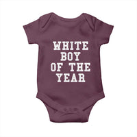 White Boy Of The Year Baby Onesie Funny Gift For Him - Wonder Print Shop