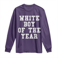 White Boy Of The Year Long Sleeve Shirt Funny Gift For Him - Wonder Print Shop