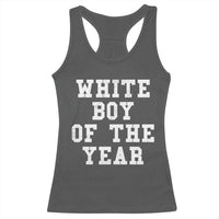 White Boy Of The Year Racerback Tank Top Funny Gift For Him - Wonder Print Shop