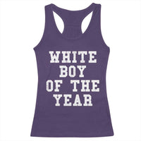 White Boy Of The Year Racerback Tank Top Funny Gift For Him - Wonder Print Shop