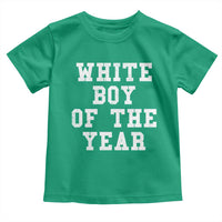 White Boy Of The Year Toddler T Shirt Funny Gift For Him - Wonder Print Shop