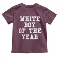 White Boy Of The Year Toddler T Shirt Funny Gift For Him - Wonder Print Shop