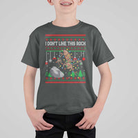 Christmas Marcus The Worm Meme T Shirt For Kid I Dont Like This Rock Brainrot Funny Ugly Xmas - Wonder Print Shop
