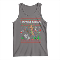 Christmas Marcus The Worm Meme Tank Top I Dont Like This Rock Brainrot Funny Ugly Xmas - Wonder Print Shop