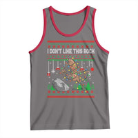 Christmas Marcus The Worm Meme Tank Top I Dont Like This Rock Brainrot Funny Ugly Xmas - Wonder Print Shop