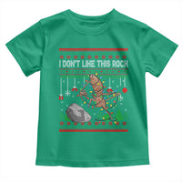 Christmas Marcus The Worm Meme Toddler T Shirt I Dont Like This Rock Brainrot Funny Ugly Xmas - Wonder Print Shop