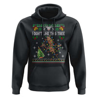 Marcus The Worm Christmas Meme Hoodie I Dont Like This Tree Brainrot Funny Ugly Xmas - Wonder Print Shop