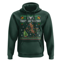 Marcus The Worm Christmas Meme Hoodie I Dont Like This Tree Brainrot Funny Ugly Xmas - Wonder Print Shop