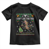 Marcus The Worm Christmas Meme Toddler T Shirt I Dont Like This Tree Brainrot Funny Ugly Xmas - Wonder Print Shop