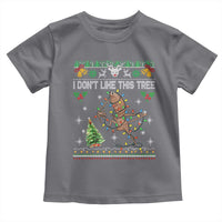 Marcus The Worm Christmas Meme Toddler T Shirt I Dont Like This Tree Brainrot Funny Ugly Xmas - Wonder Print Shop