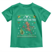 Marcus The Worm Christmas Meme Toddler T Shirt I Dont Like This Tree Brainrot Funny Ugly Xmas - Wonder Print Shop