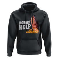 Marcus The Worm Hoodie Funny Brainrot Meme Robert Help - Wonder Print Shop