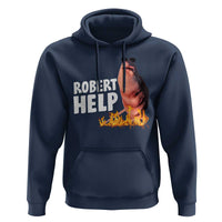 Marcus The Worm Hoodie Funny Brainrot Meme Robert Help - Wonder Print Shop