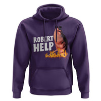 Marcus The Worm Hoodie Funny Brainrot Meme Robert Help - Wonder Print Shop