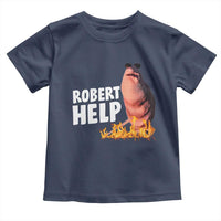 Marcus The Worm Toddler T Shirt Funny Brainrot Meme Robert Help - Wonder Print Shop