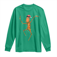 Marcus The Worm Christmas Long Sleeve Shirt Internet Weirdcore Brainrot Humor - Wonder Print Shop