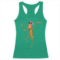 Marcus The Worm Christmas Racerback Tank Top Internet Weirdcore Brainrot Humor - Wonder Print Shop