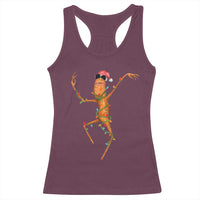 Marcus The Worm Christmas Racerback Tank Top Internet Weirdcore Brainrot Humor - Wonder Print Shop