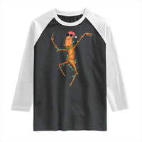 Marcus The Worm Christmas Raglan Shirt Internet Weirdcore Brainrot Humor - Wonder Print Shop