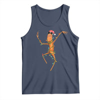 Marcus The Worm Christmas Tank Top Internet Weirdcore Brainrot Humor - Wonder Print Shop