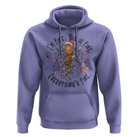 Marcus The Worm Christmas Meme Hoodie I'm Fine Everything is Fine - Wonder Print Shop