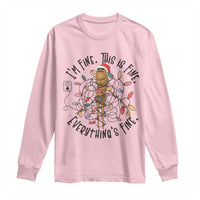 Marcus The Worm Christmas Meme Long Sleeve Shirt I'm Fine Everything is Fine - Wonder Print Shop